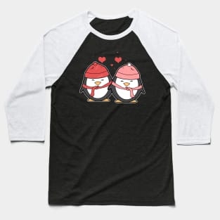 Penguin Love Baseball T-Shirt